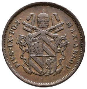 reverse: STATO PONTIFICIO - Pio IX - 2 Baiocchi 1851 R
