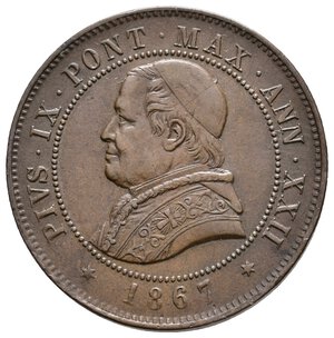 reverse: STATO PONTIFICIO - Pio IX - 4 soldi  1867 anno XXII