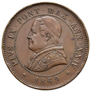 reverse: STATO PONTIFICIO - Pio IX - 4 soldi  1869 anno XXIV