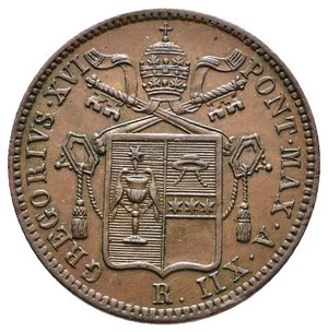 reverse: STATO PONTIFICIO  - Gregorio XVI - Baiocco 1843  Anno XII - Zecca R - ECCELSA