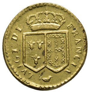 obverse: Peso Monetale Luigi di Francia Contromarcato