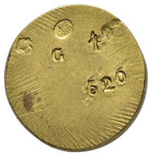 reverse: Peso Monetale Luigi di Francia Contromarcato