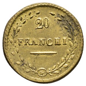 obverse: Peso Monetale 20 Franchi