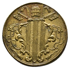 reverse: Peso Monetale Mezzo Zecchino Romano Con stemma Papale al rovescio   RARO