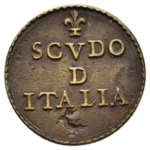 obverse: Peso Monetale Scudo d Italia  Con stemma Papale al rovescio   RARO