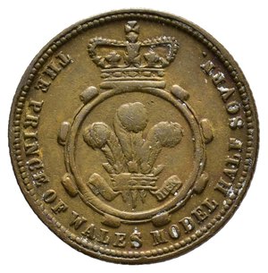 reverse: Gran Bretagna - Victoria Queen - Gettone diam.18 mm
