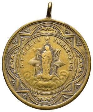 obverse: Medaglia B.V.Maria - Leone XIII  - diam.38 mm
