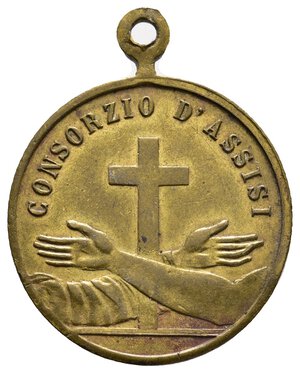 obverse: Medaglia Consorzio di Assisi 1859