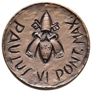 reverse: Medaglia Bronzo Paolo VI