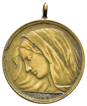 reverse: Medaglia Societa  d Assisi 1891 