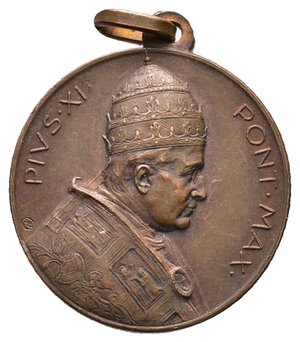 reverse: Medaglia Sala Baganza -1929 circolo Cattolico - diam.21 mm