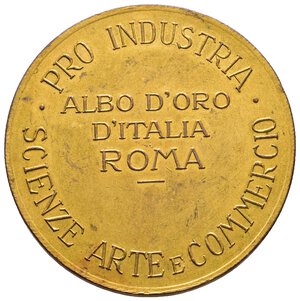 reverse: Medaglia pro Industria - ae dorato - diam.50 mm