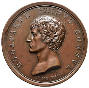 reverse: Napoleone Bonaparte - Repubblica Cisalpina Anno VIII - Diam.53 mm