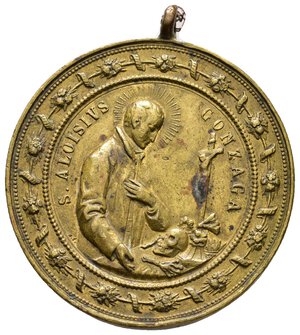 obverse: Medaglia Devozionale San Luigi Gonzaga - diam 47 mm