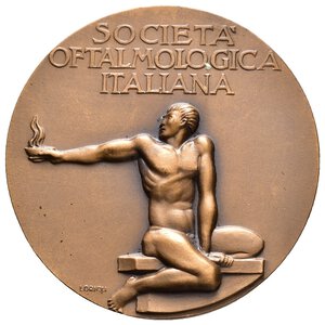 reverse: Medaglia Prof.Favoloro - societa  oftalmologica italiana 1967  Diam.40 mm - lotto Co