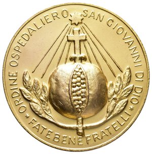 obverse: Medaglia Ordine Ospedaliero San Giovanni Di Dio 1985 -Diam.50 mm - lotto Co