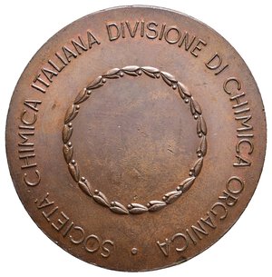 reverse: Medaglia Ciamician- Societa  chimica italiana 1922  -Diam.55 mm - lotto Co