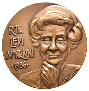 obverse: Medaglia Rita Levi Montalcini 1986  -Diam.45 mm - lotto Co