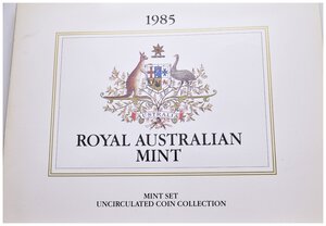 reverse: AUSTRALIA - Set Royal Australian Mint 1985 - In confezione Originale