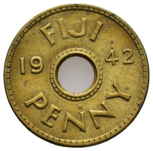 obverse: FIJI - George VI - Penny 1942