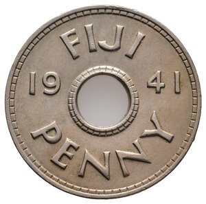 obverse: FIJI - George VI - Penny 1941
