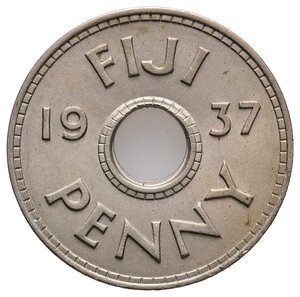 obverse: FIJI - George V - Penny 1937