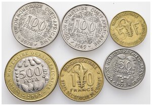 obverse: AFRICA OVEST - Lotto di Monete