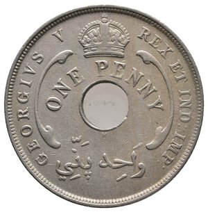 obverse: BRITISH WEST AFRICA - George V - 1 Penny 1912