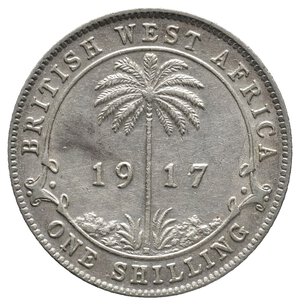 obverse: BRITISH WEST AFRICA - George V - 1 Shilling argento  1917