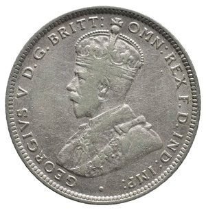 reverse: BRITISH WEST AFRICA - George V - 1 Shilling argento  1917