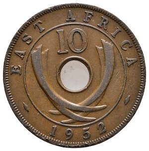 obverse: EAST AFRICA - 10 Cents 1952