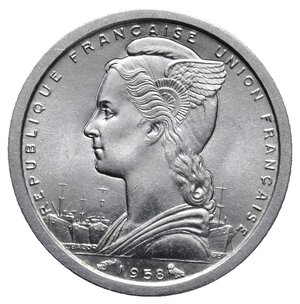 reverse: MADAGASCAR - 1 Franc 1958