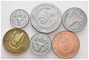 obverse: MADAGASCAR - Lotto di monete