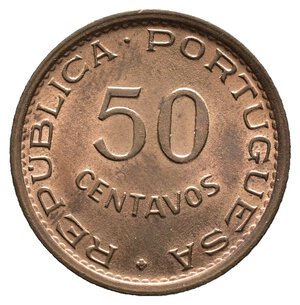 obverse: MOZAMBICO - 50 Centavos 1974 FDC ROSSO