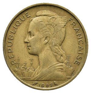 reverse: SOMALIA - 20 Francs 1965