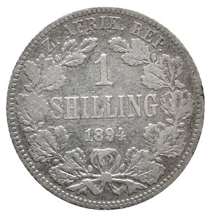 obverse: SUD AFRICA - Shilling argento 1894