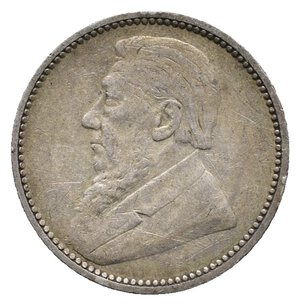 reverse: SUD AFRICA - 6 Pence argento 1896