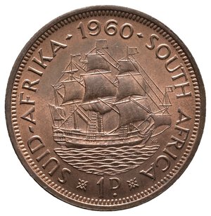 obverse: SUD AFRICA - 1 Penny 1960