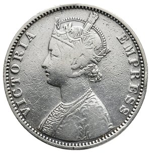 reverse: INDIA BRITANNICA  - Victoria queen -  Rupee argento 1900