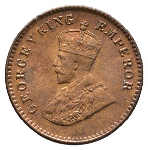reverse: INDIA BRITANNICA  - George V - 1/12 Anna 1930 FDC Rosso