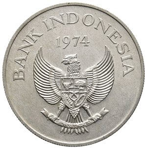 reverse: INDONESIA - 2000 Rupees argento 1974