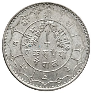 obverse: NEPAL - Rupia argento 1948
