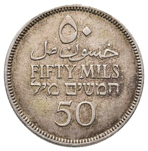 obverse: PALESTINA - 50 Mils argento 1935