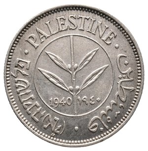 reverse: ALESTINA - 50 Mils argento 1940
