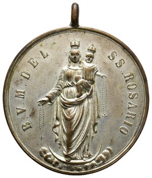 obverse: Medaglia Devozionale Beata Vergine Maria del Rosario - diam.39 mm