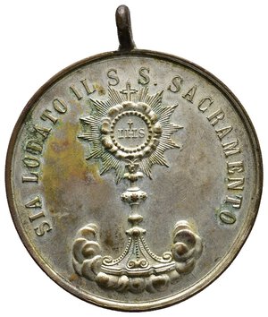 reverse: Medaglia Devozionale Beata Vergine Maria del Rosario - diam.39 mm
