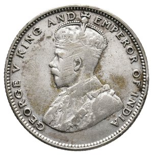reverse: STRAITS SETTLEMENTS - George V - 20 Cents argento 1926