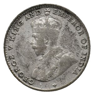 reverse: STRAITS SETTLEMENTS - George V - 5 Cents argento 1919