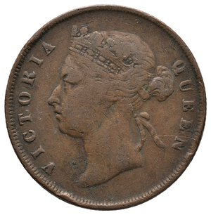 reverse: STRAITS SETTLEMENTS - Victoria queen - 1 Cents 1894