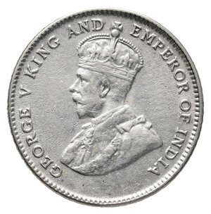 reverse: STRAITS SETTLEMENTS - George V - 10 Cents argento 1927